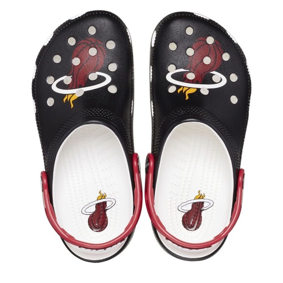 Crocs NBA Miami Heat Classic Clogs Men's Size - Picture 2 of 7